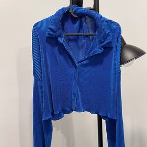 Electric Blue Short and Shirt Set